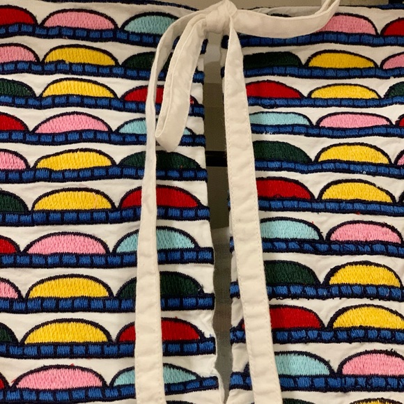 Anthropologie Whit Two embroidered top LP - Picture 3 of 4